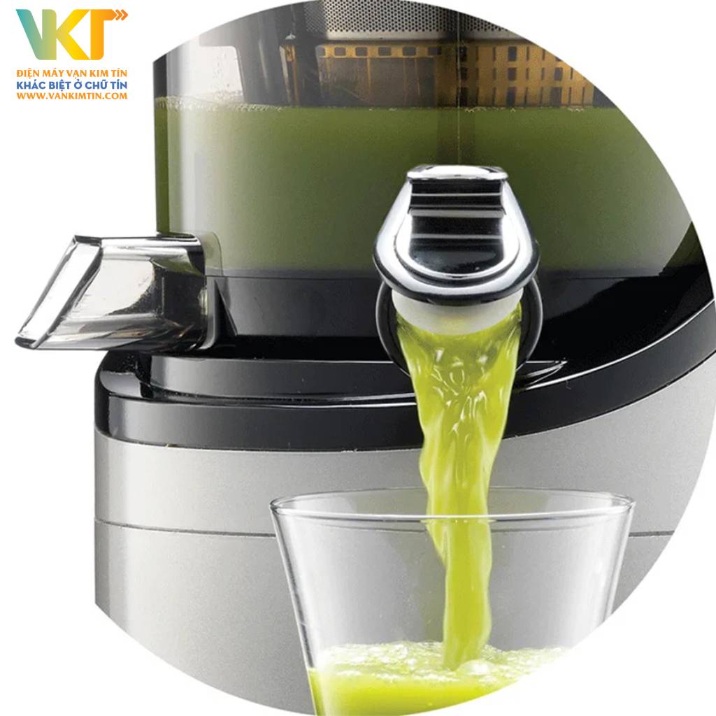 Máy ép trái cây tốc độ chậm Kuvings CS520CB - Nắp chặn ngăn rò rỉ nước thông minh “Smart Cap”