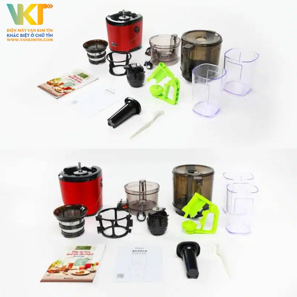 Máy ép trái cây tốc độ chậm Kuvings KHS-2520CB - Chất liệu an toàn cho sức khỏe, tiện làm sạch