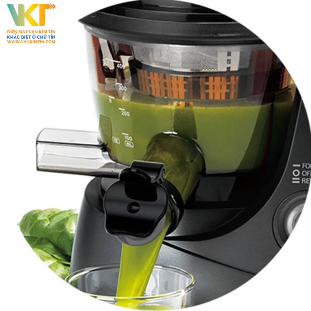 Máy ép trái cây tốc độ chậm Kuvings NS-625CBS2 - Thiết kế an toàn, tiện nghi cho người dùng