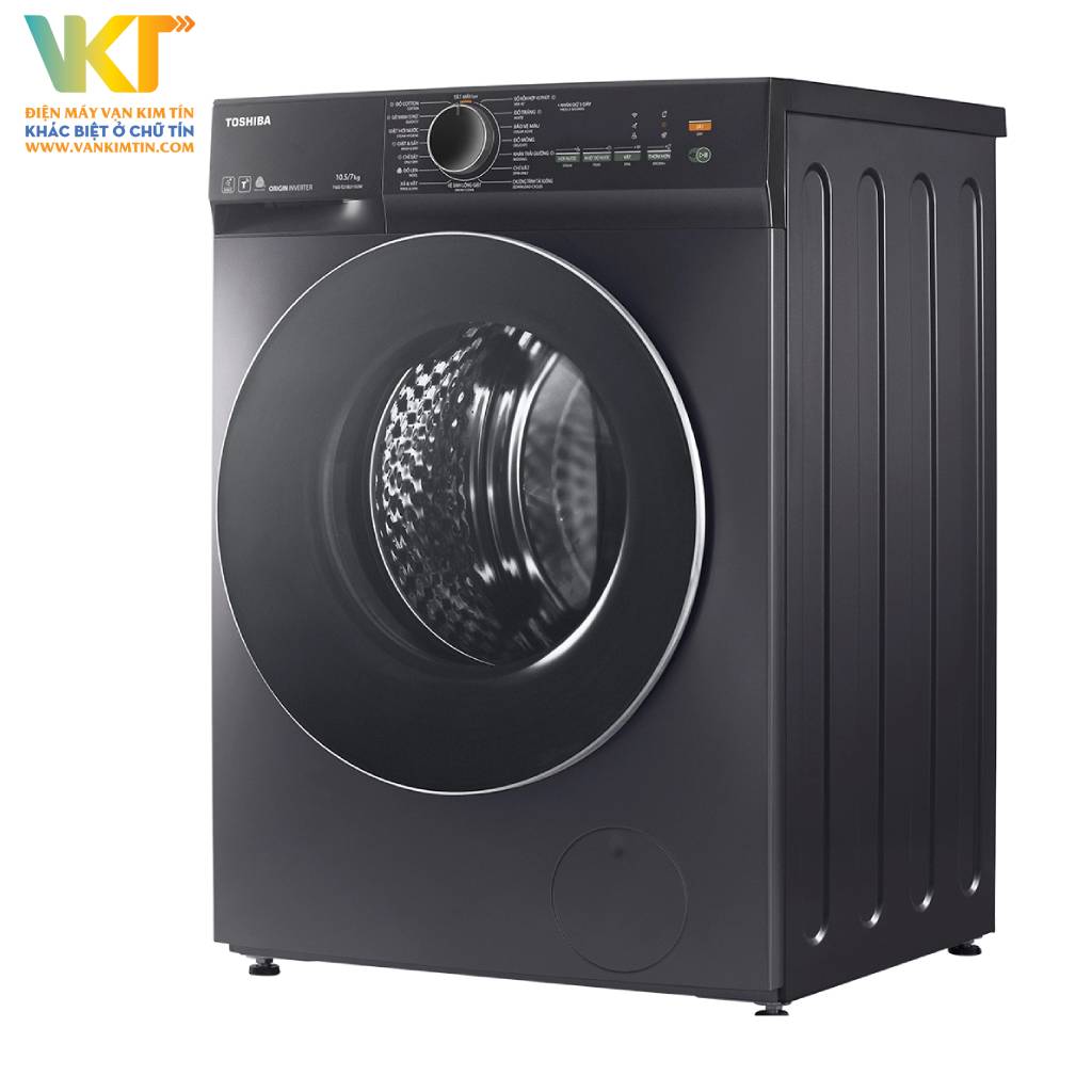 Máy giặt sấy Toshiba Inverter TWD-T21BU115UWV(MG) - Chất liệu cao cấp, bền bỉ tạo nên máy giặt sấy tiện nghi
