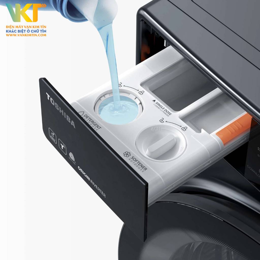 Máy giặt sấy Toshiba Inverter TWD-T25BZU115MWV(MG) - Đa dạng chương trình giặt, đáp ứng nhu cầu giặt lớn hơn
