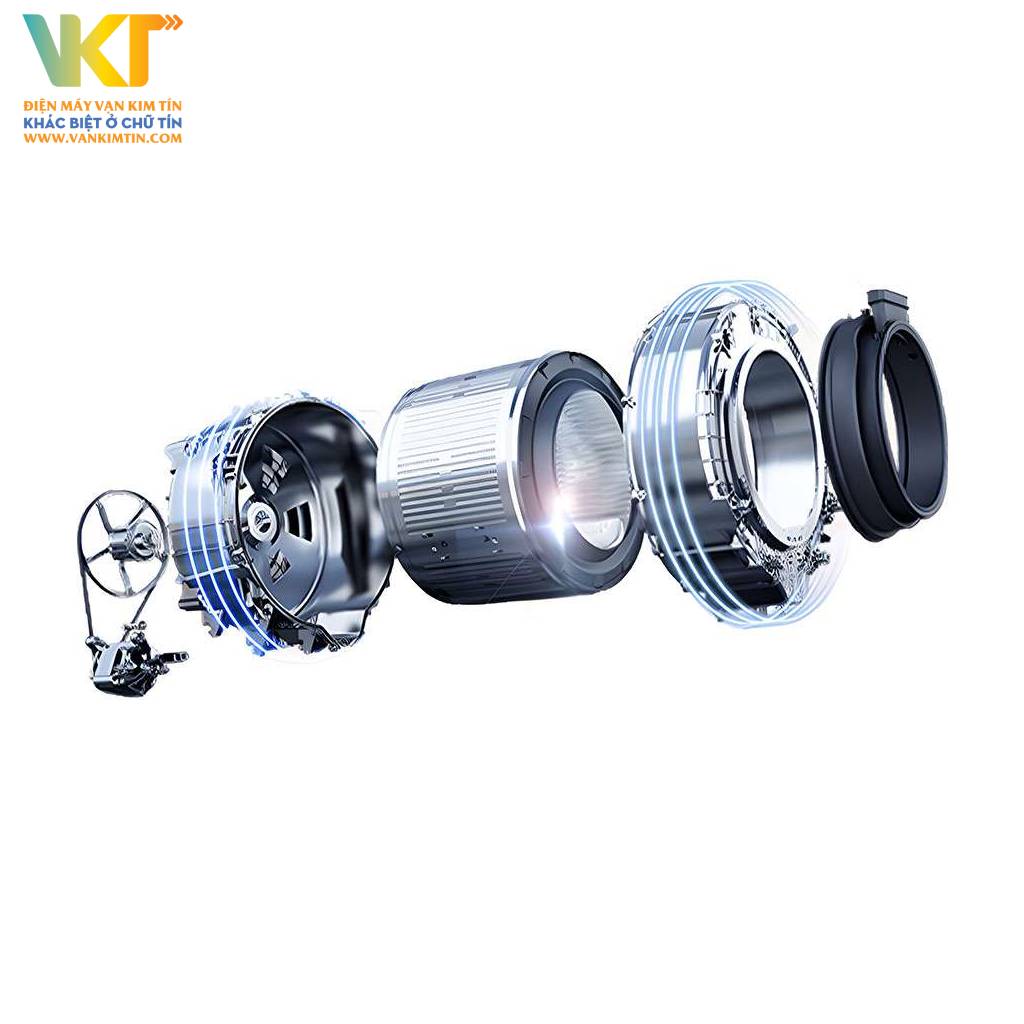 Máy giặt sấy Toshiba Inverter TWD-T25BZU115MWV(MG) - Origin Inverter giúp tối ưu điện, nước và thời gian giặt sấy