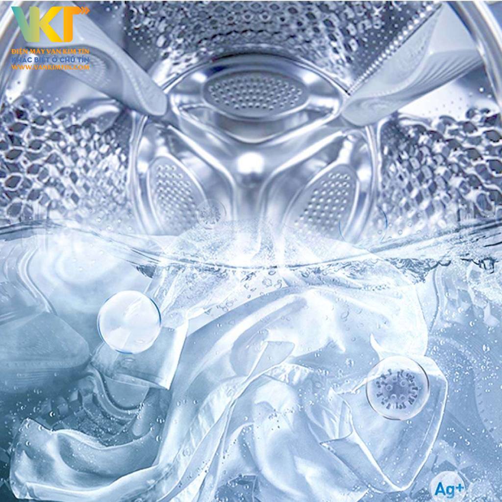 Máy giặt Toshiba 8 kg AW-M905BV(MK) - Bảo vệ đến từng sợi vải với lồng giặt ngôi sao pha lê