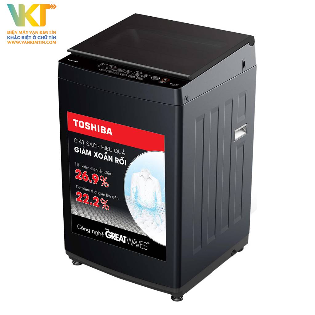 Máy giặt Toshiba 9 kg AW-M1000FV(MK) - Công nghệ Great Waves làm sạch sâu