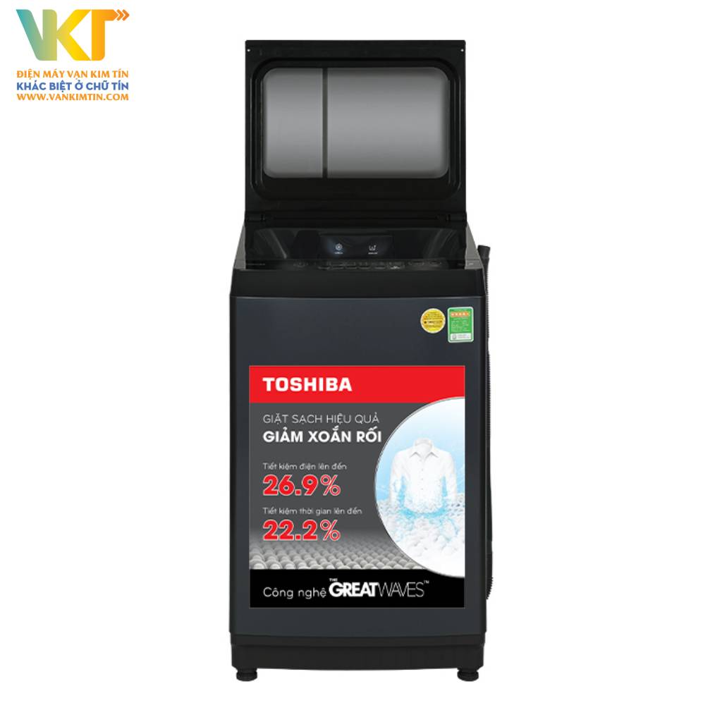 Máy giặt Toshiba 9 kg AW-M1000FV(MK) - Tự động làm sạch lồng giặt để bảo vệ sức khỏe người dùng