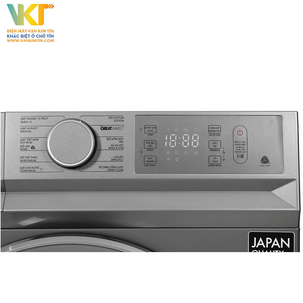 Máy giặt Toshiba Inverter 10.5 kg TW-BL115A2V(SS) - 13 chương trình giặt đa dạng, phù hợp với mọi nhu cầu