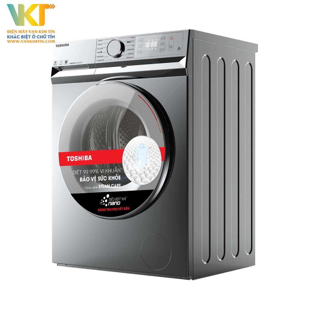 Máy giặt Toshiba Inverter 10.5 kg TW-BL115A2V(SS) - Kích thước nhỏ gọn, kiểu dáng hiện đại