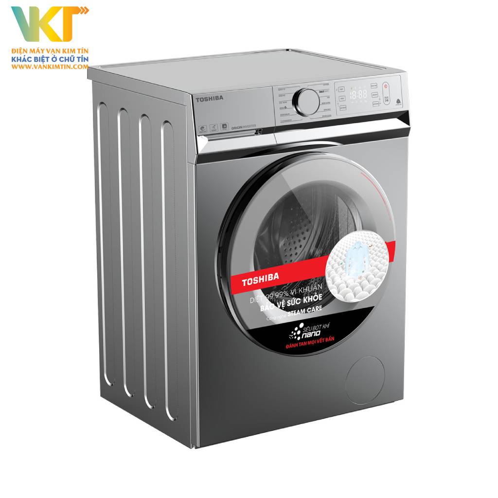 Máy giặt Toshiba Inverter 10.5 kg TW-BL115A2V(SS) - Công nghệ siêu bọt khí Nano UFB giặt sạch sâu