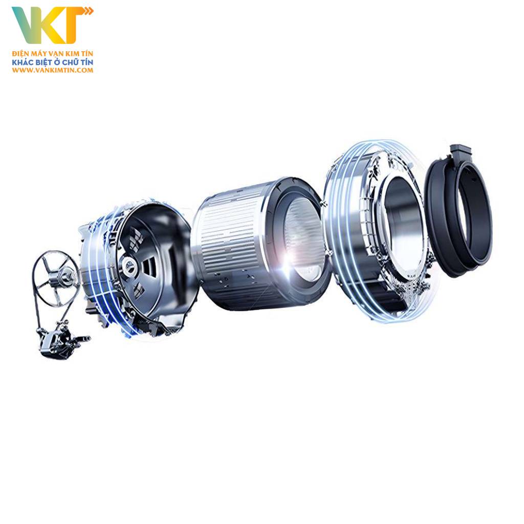 Máy giặt Toshiba Inverter 10.5 kg TW-T25BU115MWV(MG) - Giặt êm ái, tiết kiệm năng lượng cùng Origin Inverter