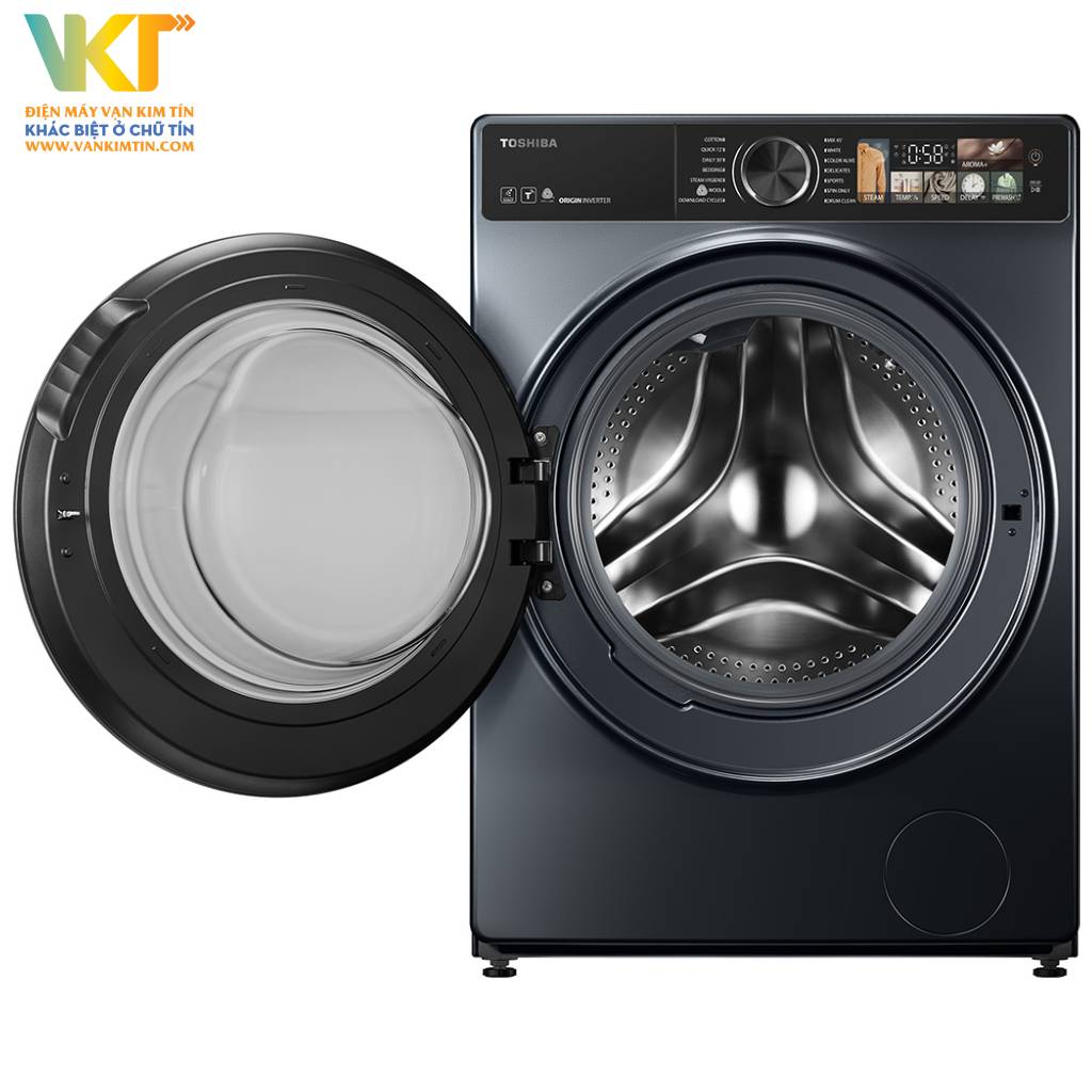 Máy giặt Toshiba Inverter 10.5 kg TW-T25BU115MWV(MG) - Công nghệ siêu bọt khí Nano, vết bẩn cứng đầu nào cũng bị loại bỏ