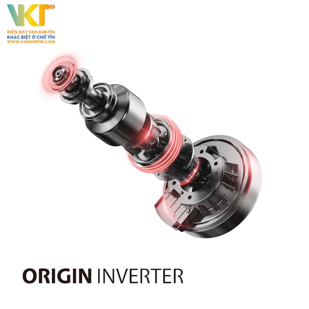 Máy giặt Toshiba Inverter 15 kg AW-DUHN1600LV(MG) - Công nghệ Origin Inverter, DDM vượt trội