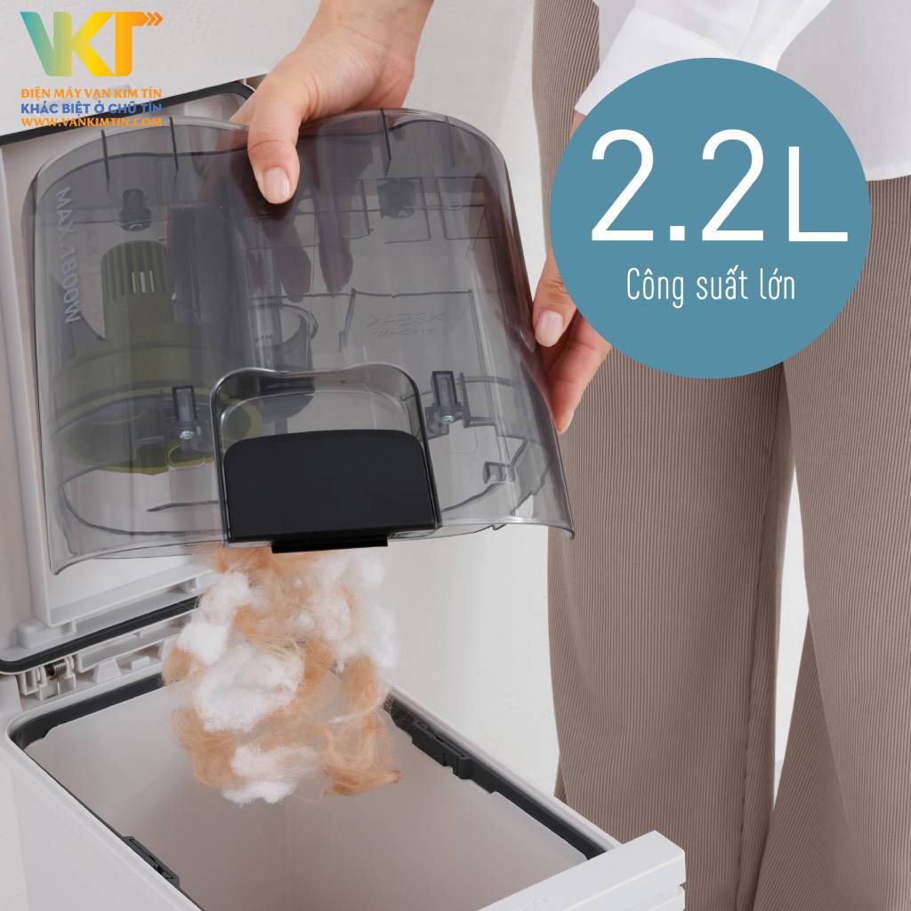 Máy hút bụi dạng hộp Panasonic MC-CL603GN49 - Tiện lợi khi dọn dẹp, khoang chứa bụi dung tích lớn