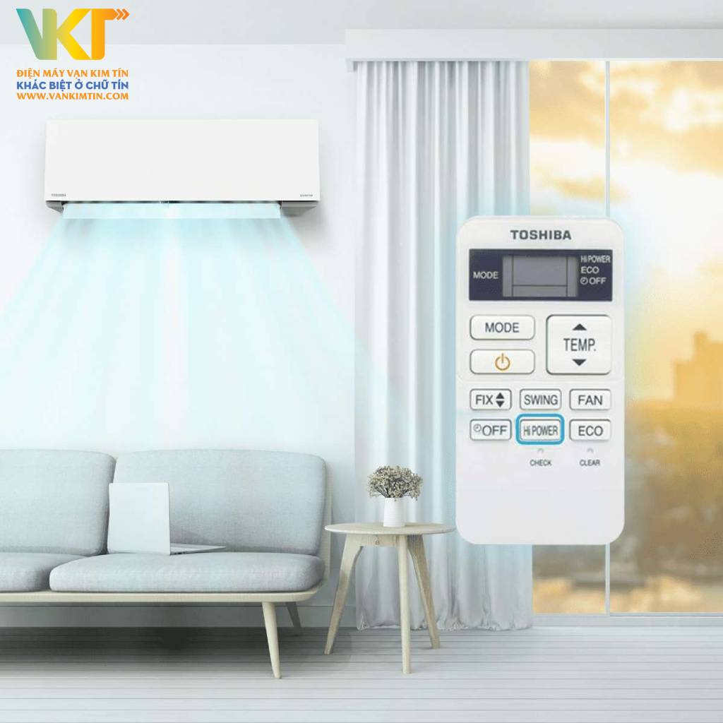 Máy lạnh Toshiba Inverter cao cấp 1 HP RAS-H10E2KCVG-V - Cho cả nhà được ngủ ngon, không gian yên tĩnh