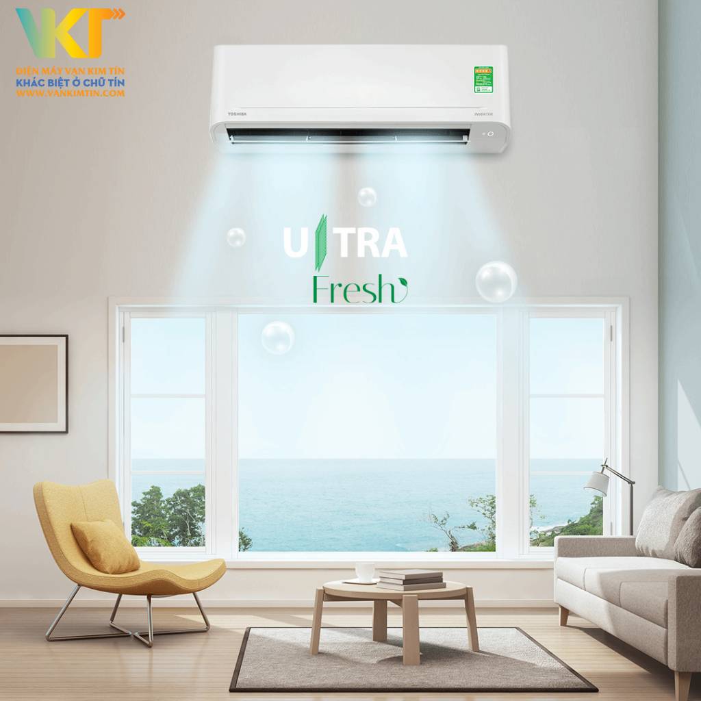 Máy lạnh Toshiba Inverter 2 HP RAS-H18S5KCV2G-V - Không khí trong căn phòng luôn sạch thoáng nhờ UltraFresh