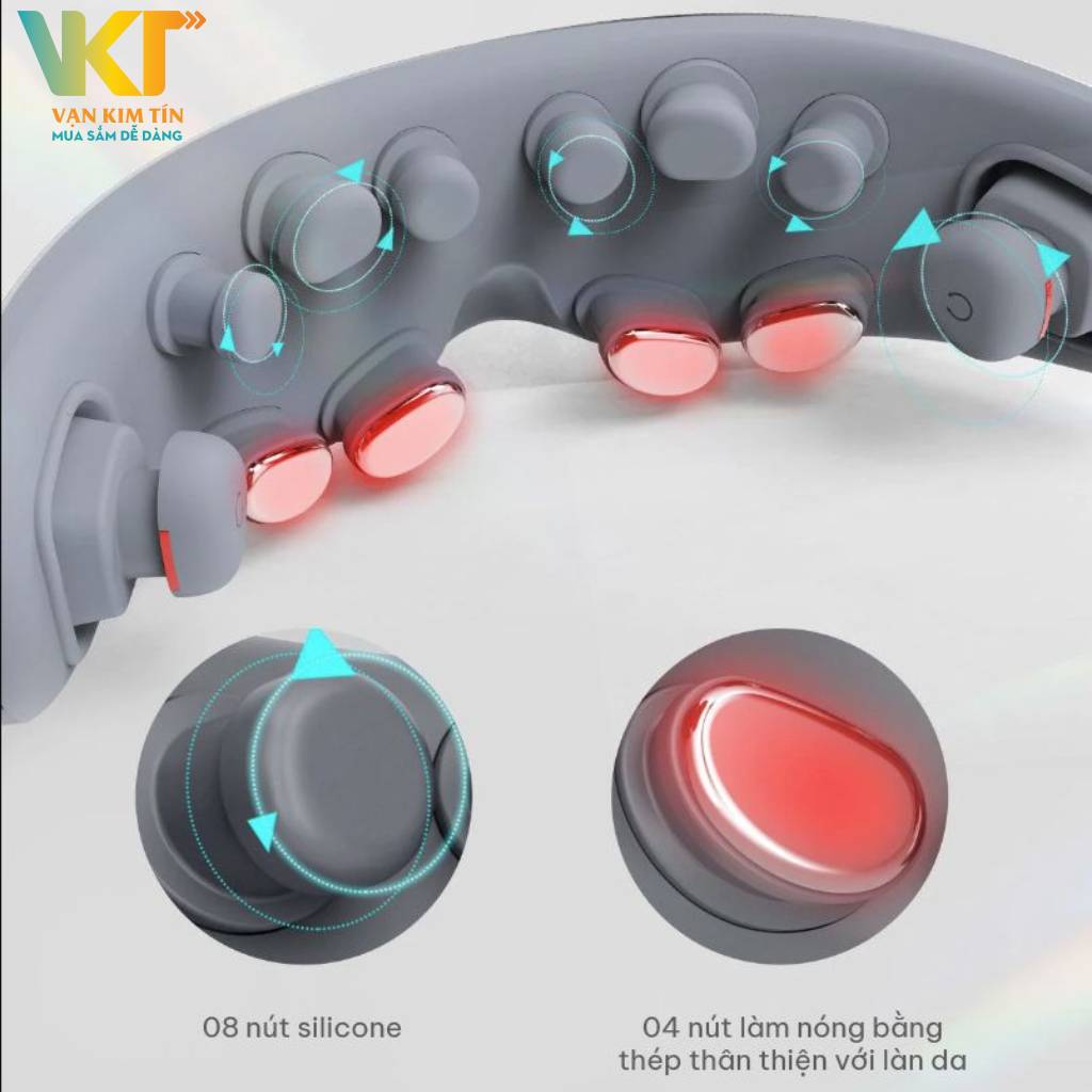 Máy massage mắt SKG E7 - Giảm đau nhanh với 12 đầu rung massage