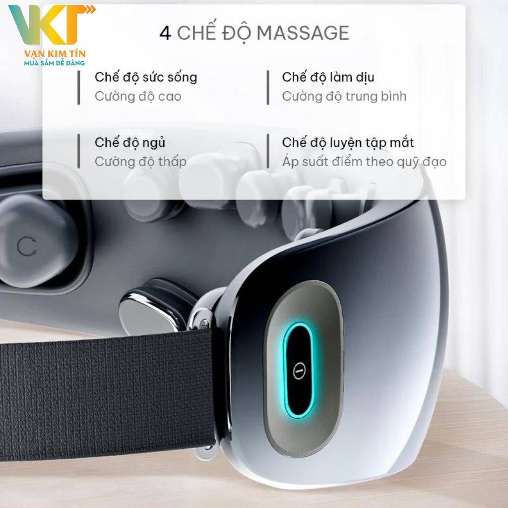 Máy massage mắt SKG E7 - 18 kiểu massage cùng 4 chế độ tùy chọn theo nhu cầu
