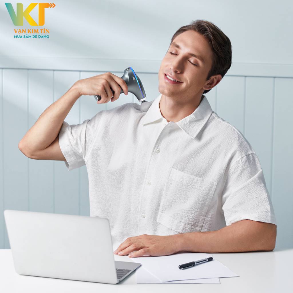 Máy massage mini cầm tay SKG F7-E - Thời lượng pin bền bỉ của SKG F7-E