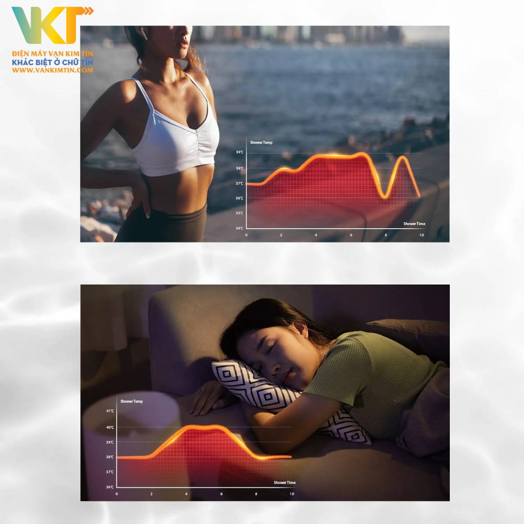 Máy nước nóng trực tiếp Toshiba TWH-45EMC1PVN(K)-KB - Cân bằng nóng – lạnh giúp cơ thể khỏe mạnh và thư giãn tối đa