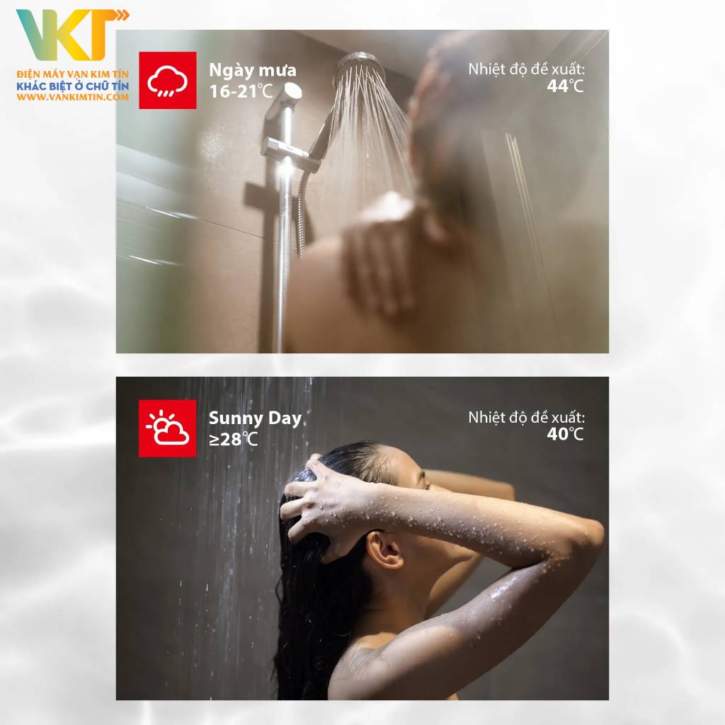 Máy nước nóng trực tiếp Toshiba TWH-45EMC1PVN(K)-KB - Tự động điều chỉnh nhiệt độ theo thời tiết, tạo sự thoải mái