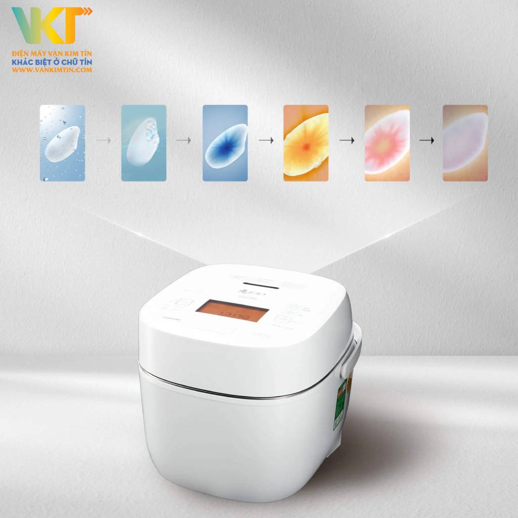 Nồi cơm cao tần áp suất Toshiba 1.8 lít RC-18VXWVN(W) - Hiệu suất mạnh mẽ với công nghệ nấu hiện đại