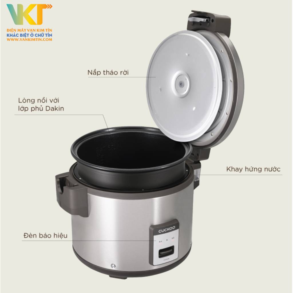 Nồi cơm điện công nghiệp Cuckoo 6.3 lít CR-3555 - Thông số kỹ thuật