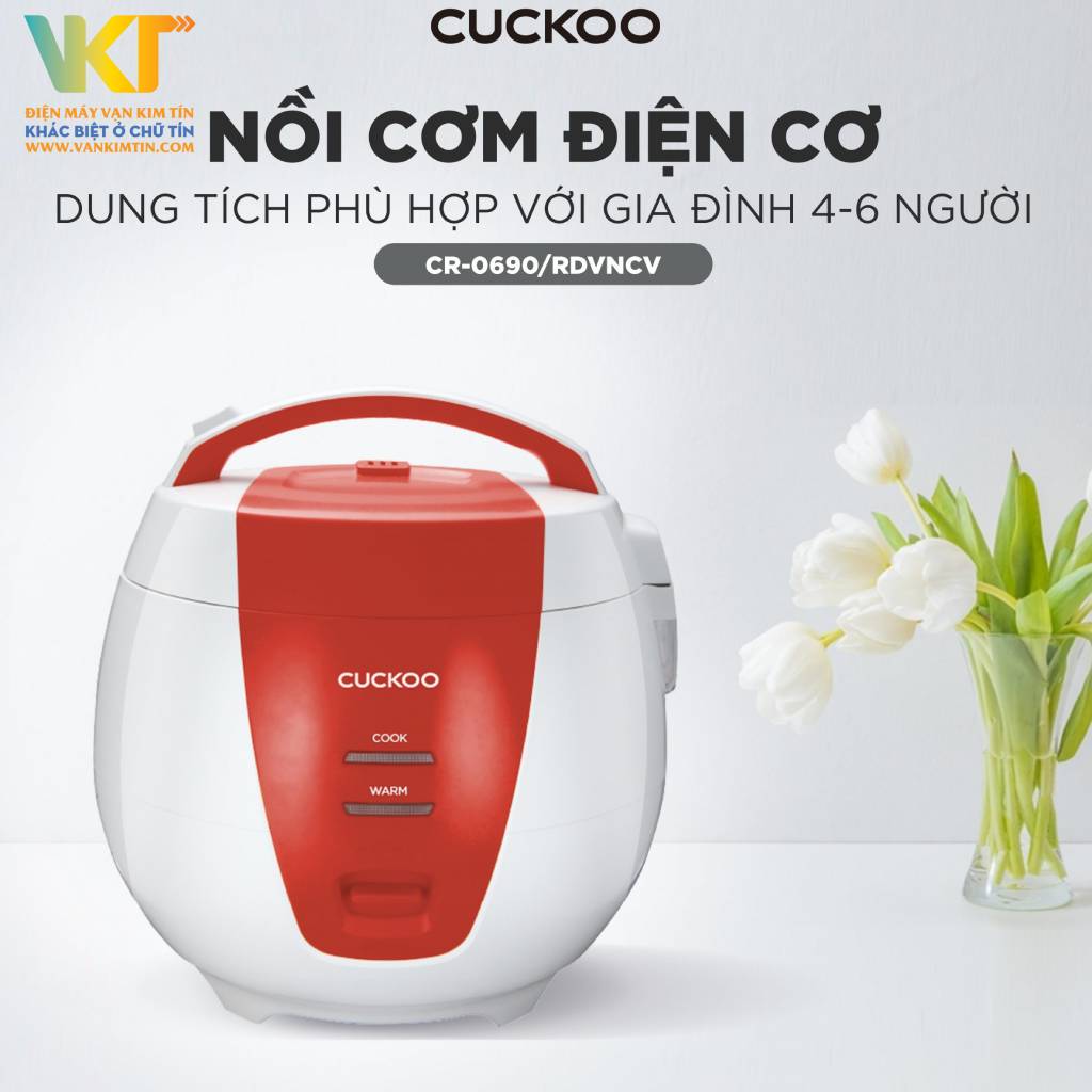 Nồi cơm điện nắp gài Cuckoo 1.08 lít CR-0690 - Giới thiệu