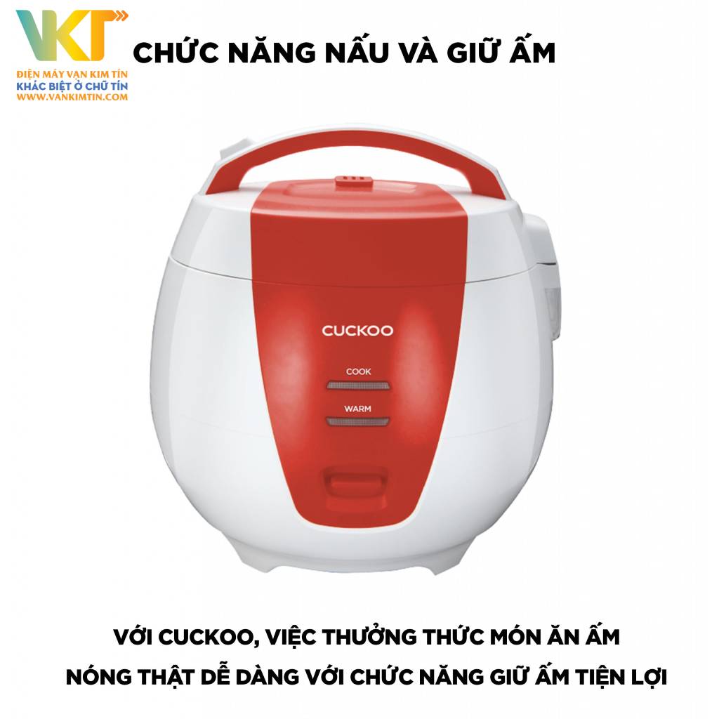 Nồi cơm điện nắp gài Cuckoo 1.08 lít CR-0690 - Nấu cơm dễ dàng với 2 chức năng chính, công suất mạnh mẽ