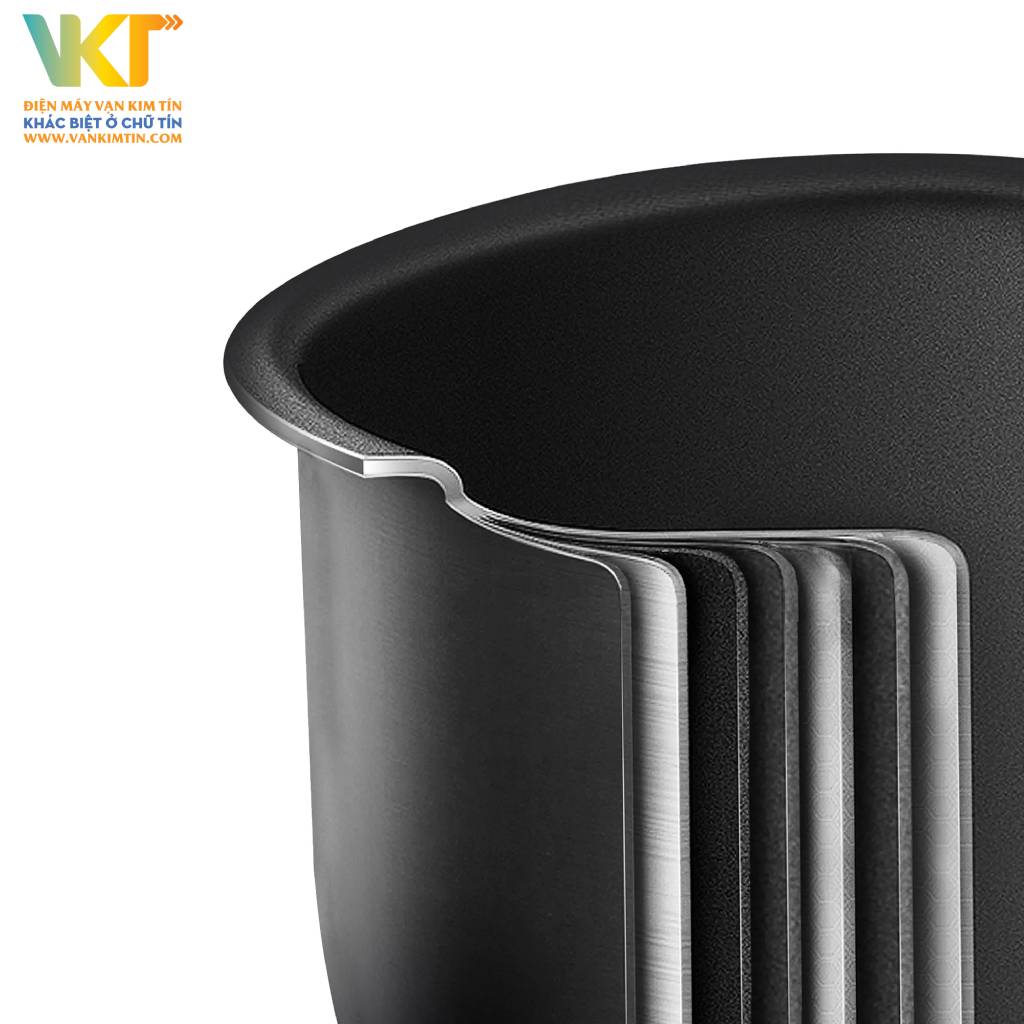 Nồi cơm điện tử Toshiba 1.8 lít RC-18DR4TVN(W) - Kiểu dáng mới lạ, lòng nồi chống dính