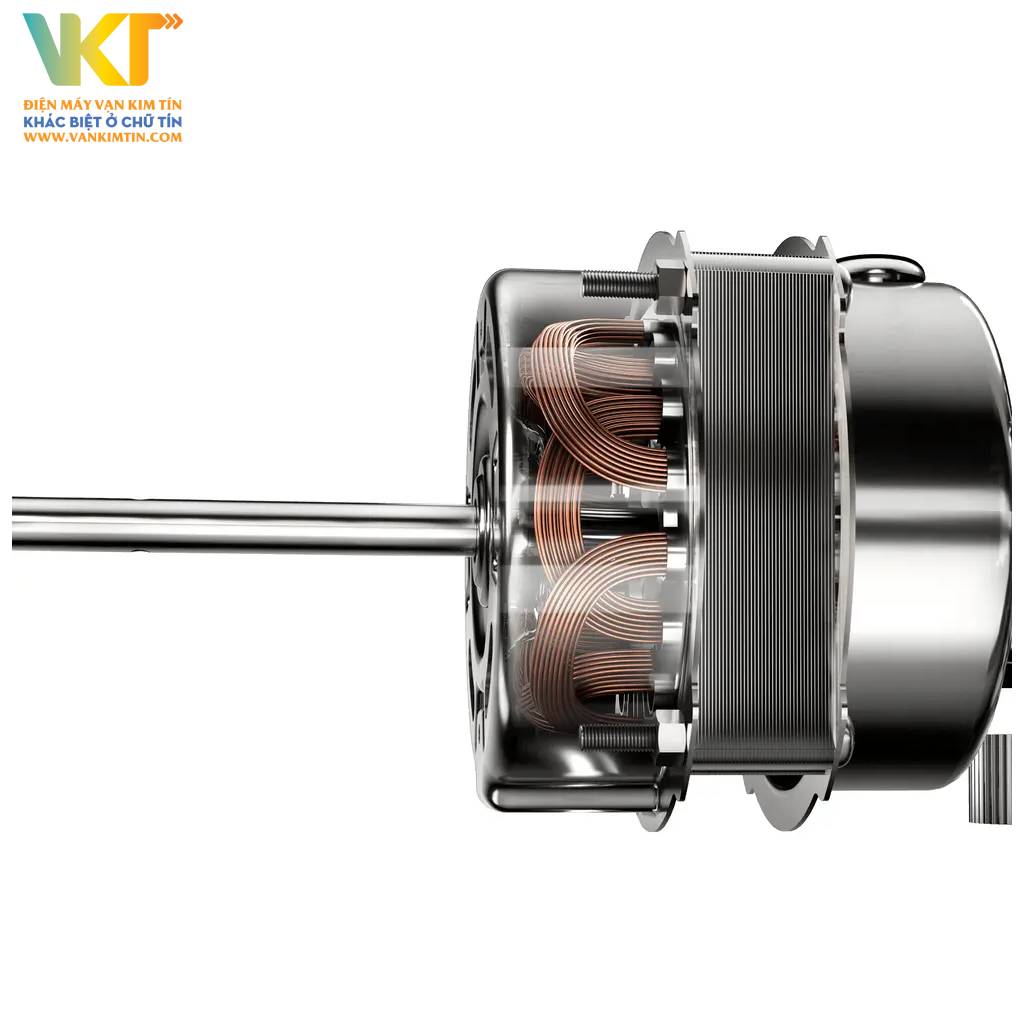 Quạt đối lưu Toshiba F-DSC40XVN(W) - Động cơ DC sử dụng dây đồng, đảm bảo quạt bền bỉ và êm ái