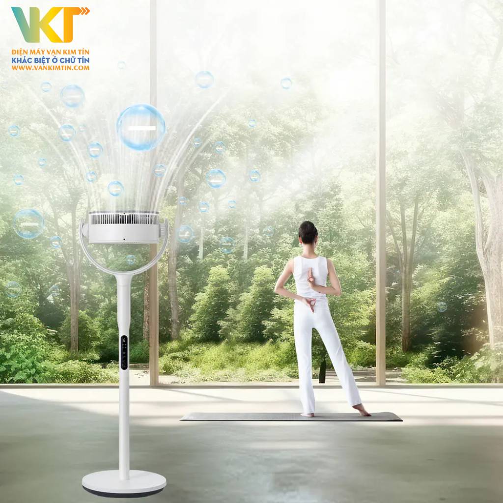 Quạt tuần hoàn Toshiba F-DSC70XVN(W) - Tính năng phát ion âm tăng cường thanh lọc không khí