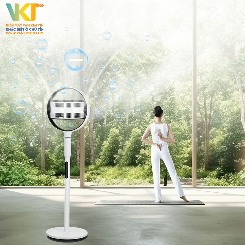 Quạt tuần hoàn Toshiba F-DSC80XVN(W) - Công nghệ phát ion âm đem đến giải pháp lọc sạch không khí