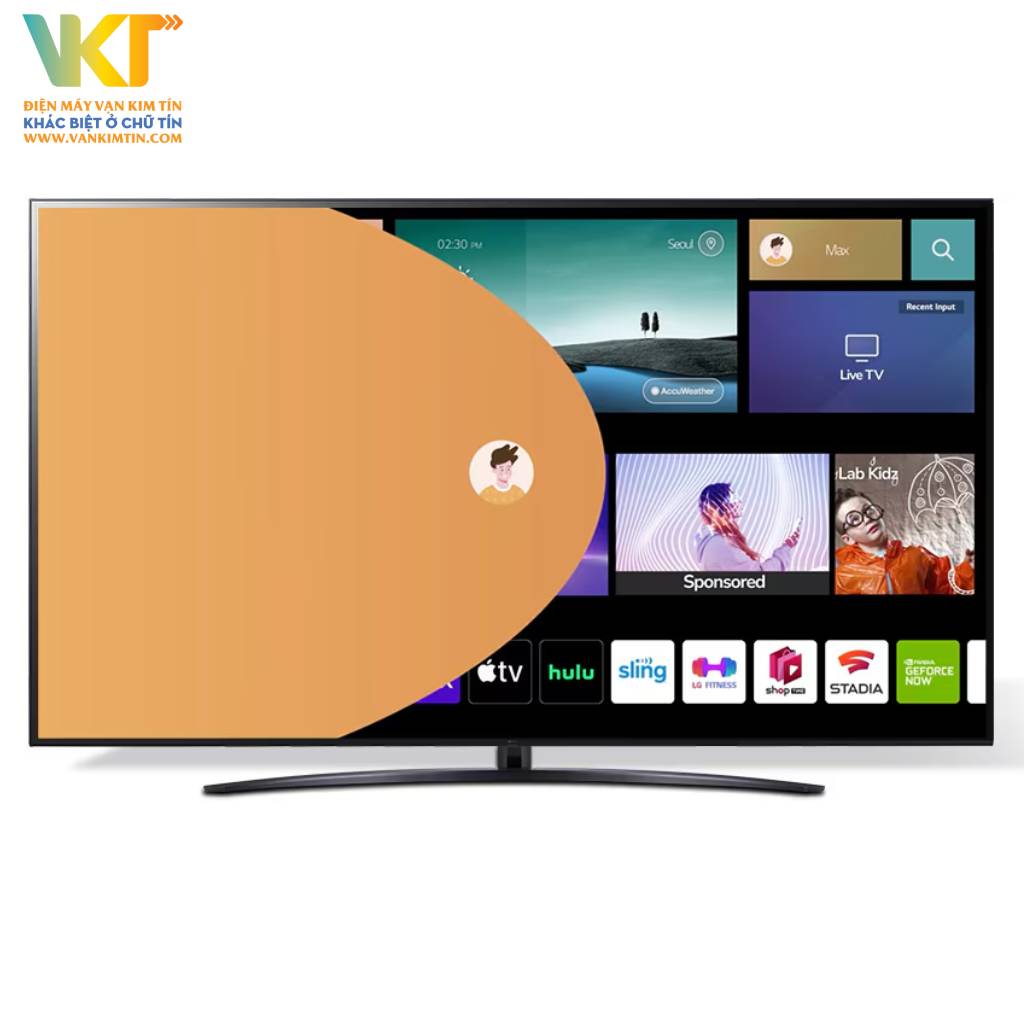 Smart Tivi NanoCell LG 4K 55 inch 55NANO76SQA - Công nghệ trí tuệ nhân tạo, cho âm thanh hoàn hảo