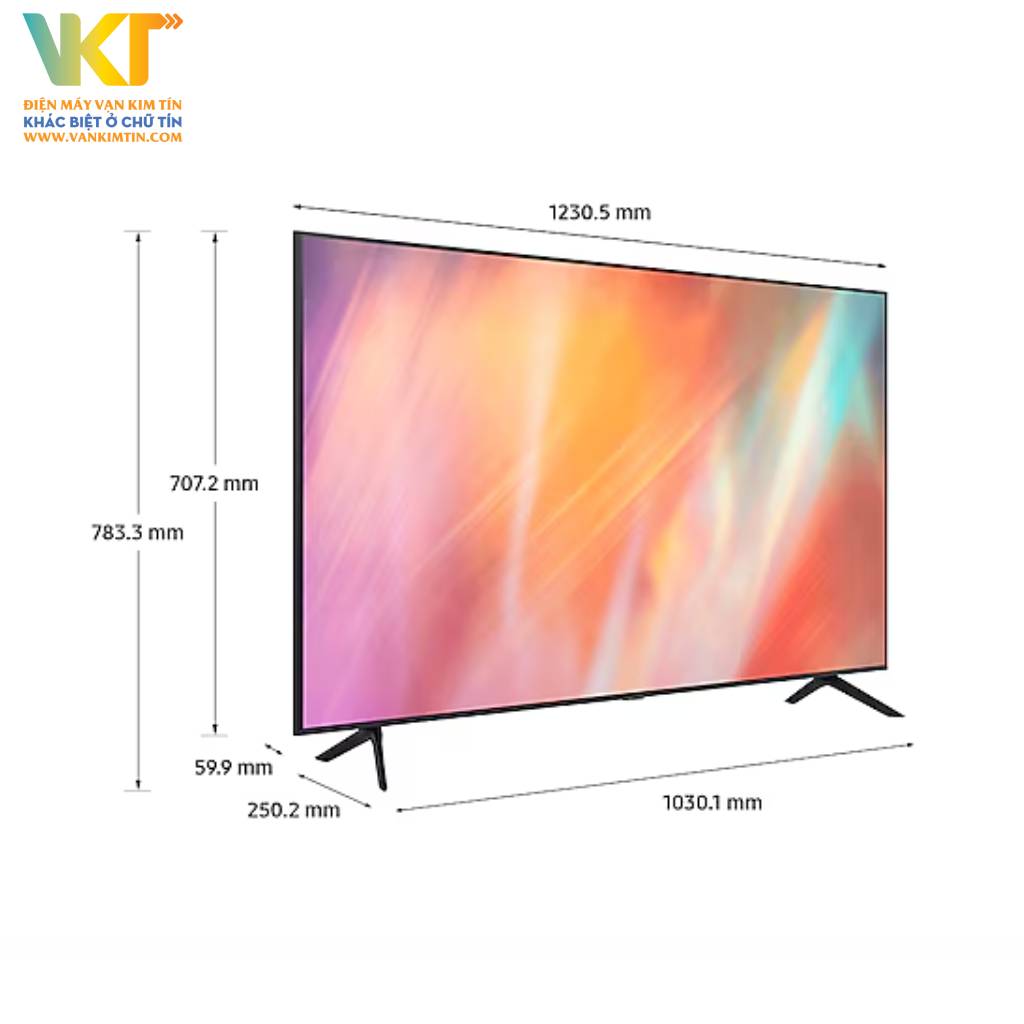 Smart Tivi Samsung UHD 4K 55 inch UA55AU7700 - Thông số kỹ thuật