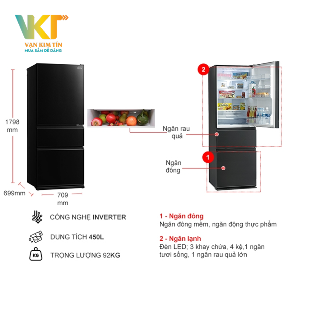 6 điều khác biệt của tủ lạnh ngăn đá dưới mà có thể bạn chưa biết