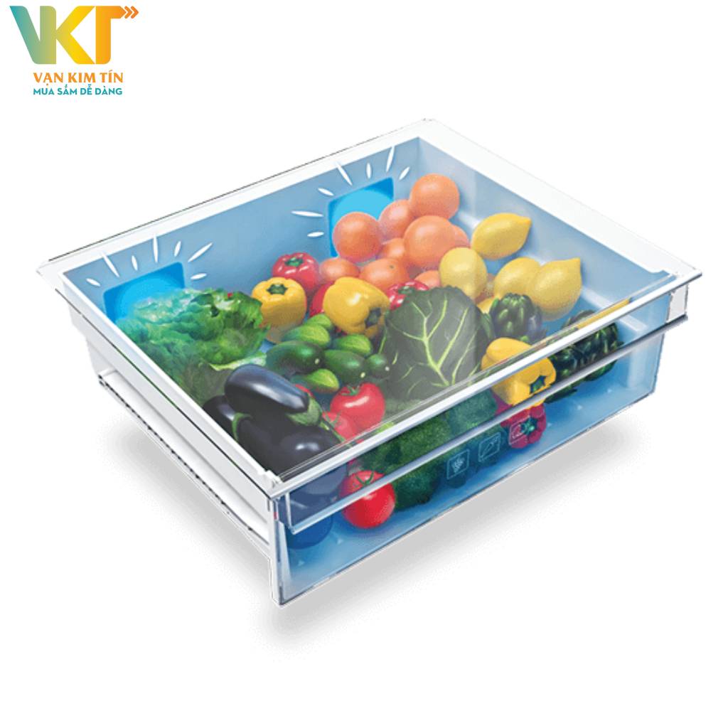 Tủ lạnh Beko Inverter 250 lít RDNT271I50VWB - Công nghệ ánh sáng xanh - Active Fresh Blue Light