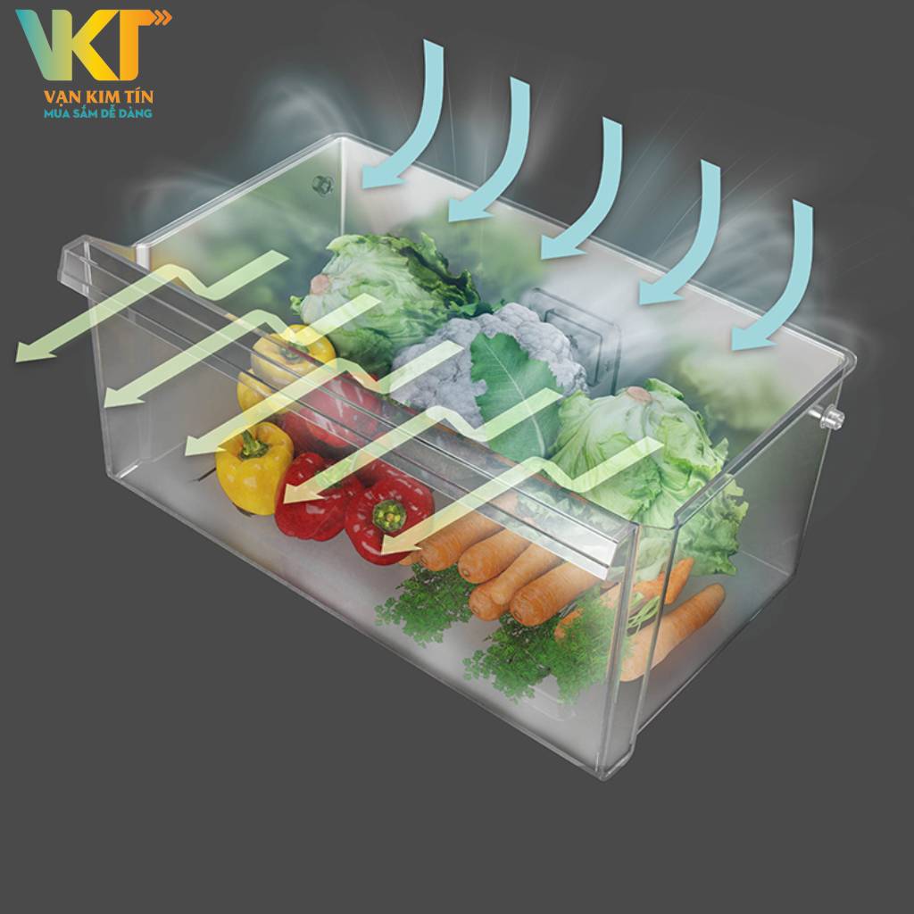 Tủ lạnh Hitachi Inverter 356 lít R-B375EGV1 - Công nghệ Max Fresh giúp rau củ quả luôn tươi ngon