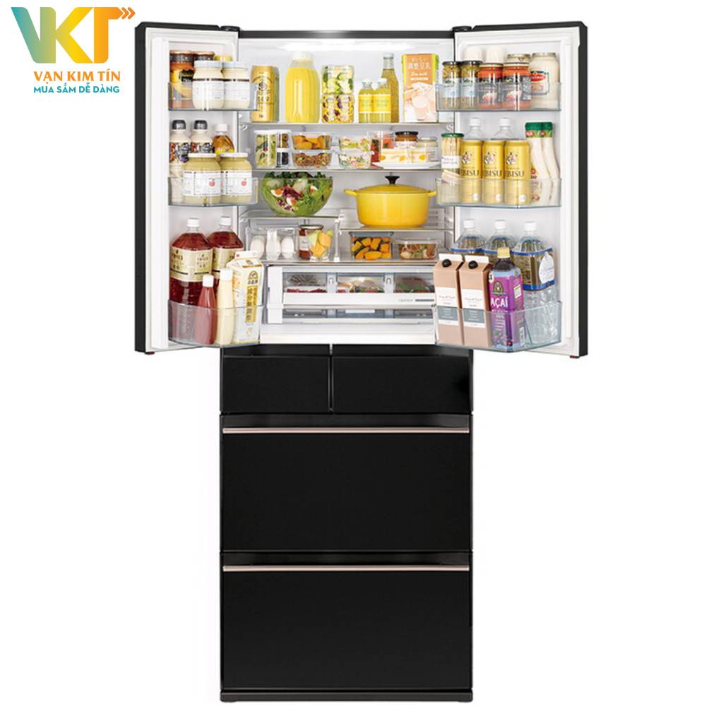 Tủ lạnh Hitachi Inverter 540 lít R-HW540RV XK - Tiết kiệm điện, bền bỉ với công nghệ Inverter