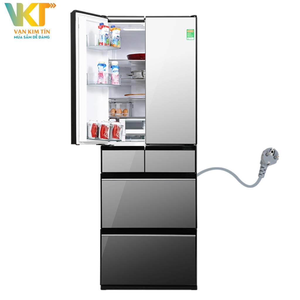 Tủ lạnh Hitachi Inverter 540 lít R-HW540RV X - Dung tích lớn 540 lít, đáp ứng tốt mọi nhu cầu sử dụng