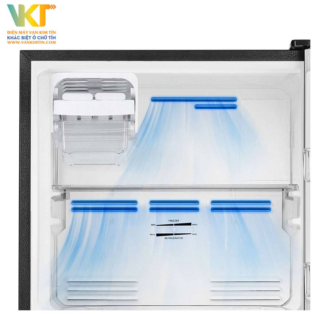 Tủ lạnh Toshiba Inverter 253 lít GR-RT329WE-PMV(52) - Làm lạnh đa chiều, tối ưu nhiệt độ của tủ lạnh