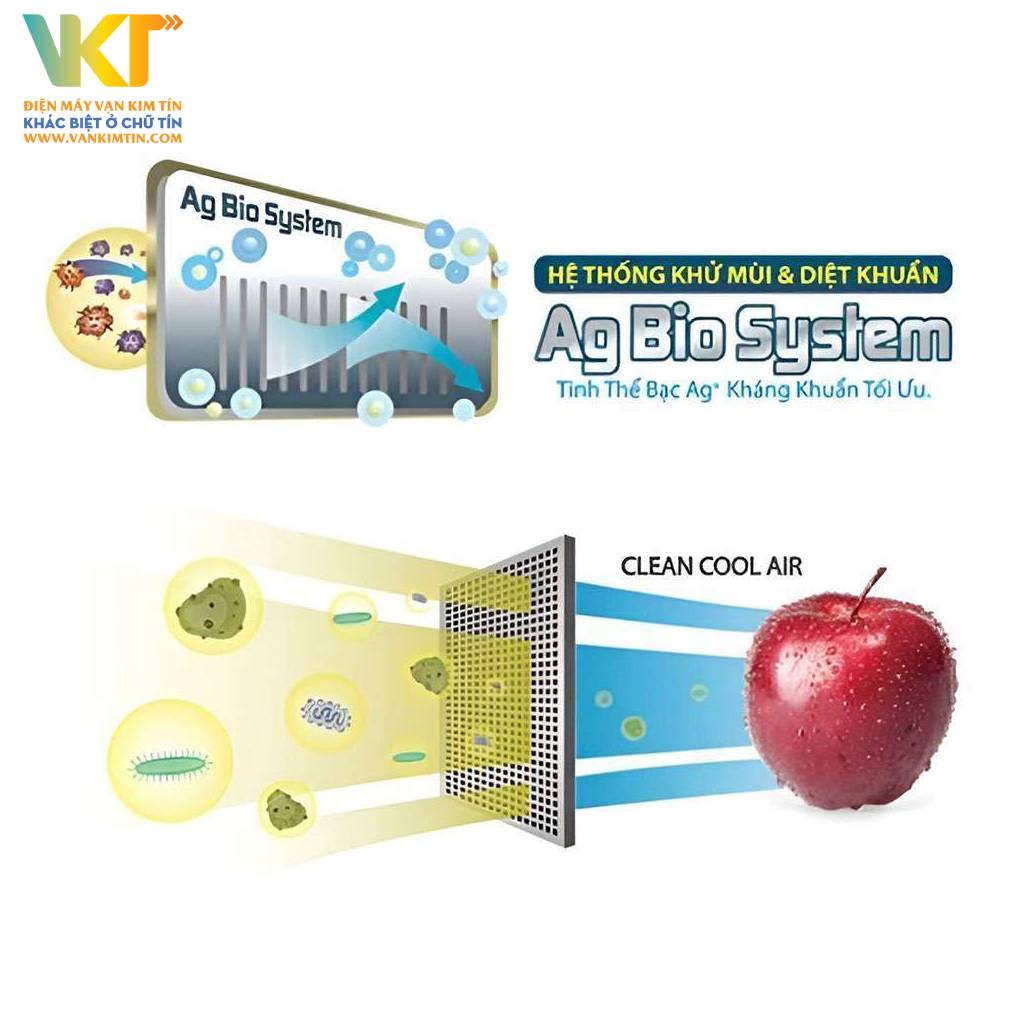 Tủ lạnh Toshiba Inverter 253 lít GR-RT329WE-PMV(52) - Bộ lọc PureBio loại bỏ hoàn toàn các mùi hôi