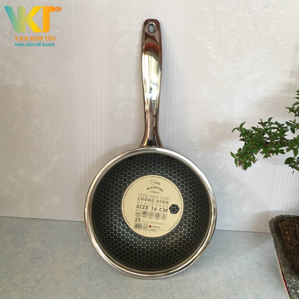 Chảo đúc sâu lòng Blackcube Fivestar 16cm, 20cm, 22cm, 24cm