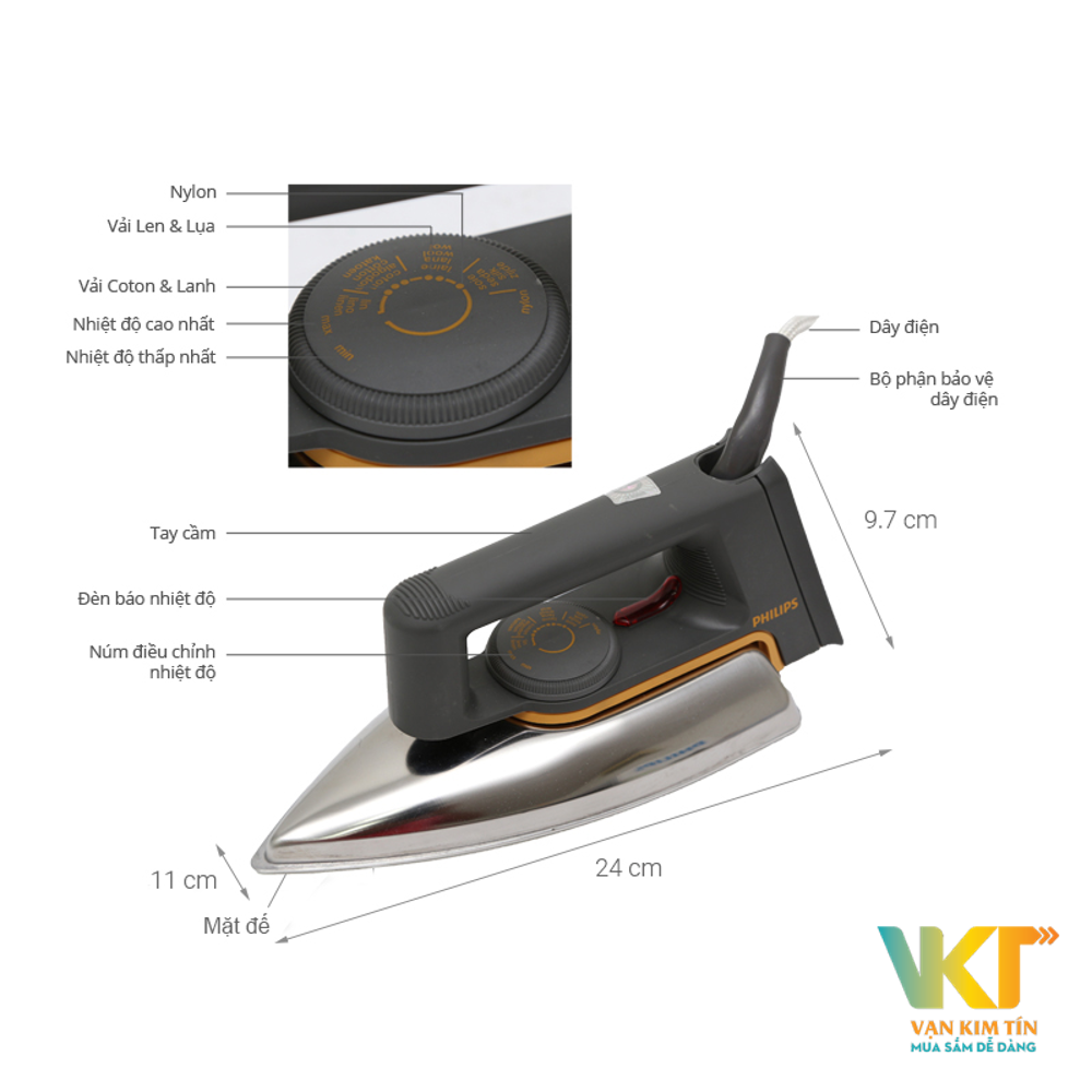 Bàn ủi Philips HD1172
