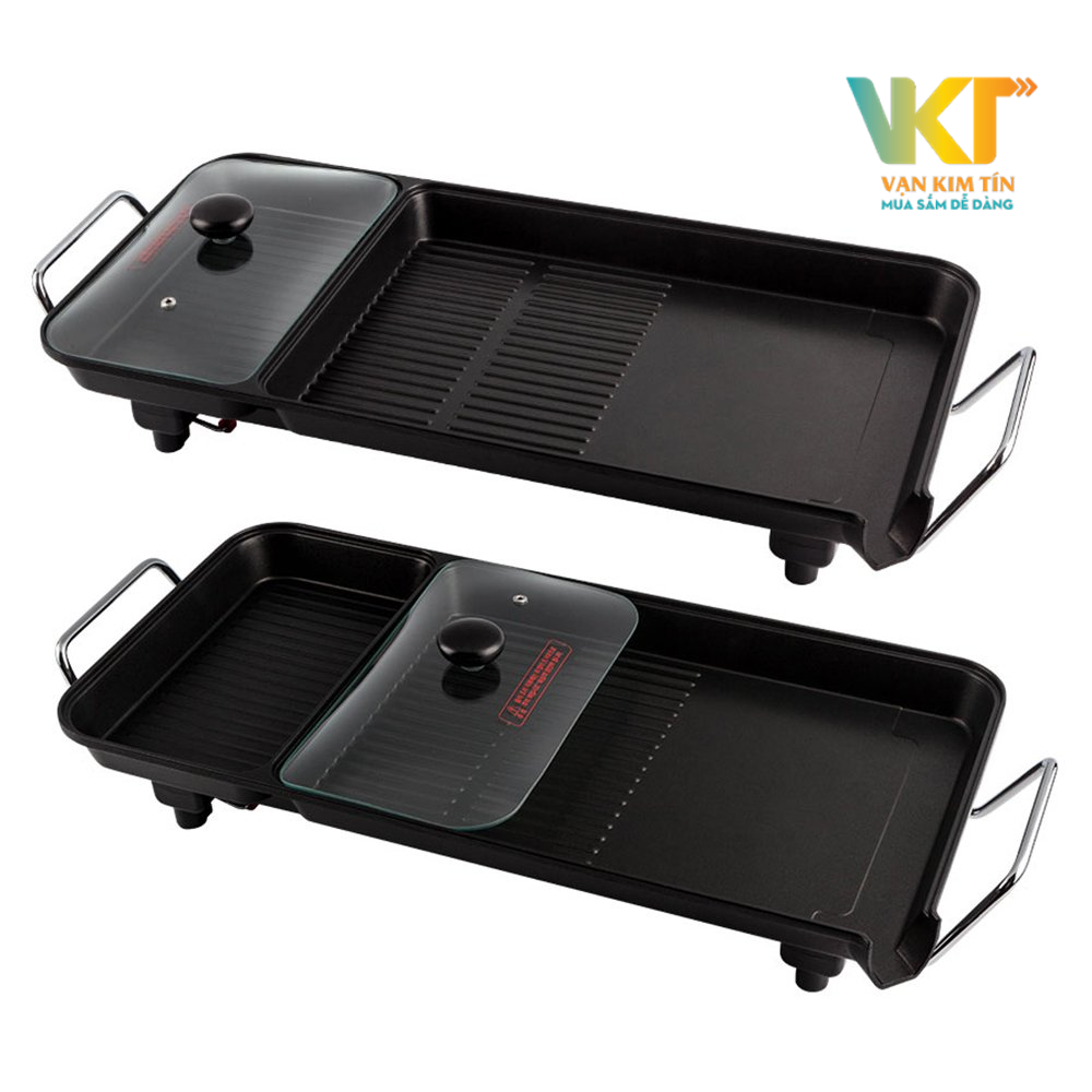 Bếp nướng điện đa năng 2 trong 1 Tiger Queen SQ-1400G - 5 mức điều chỉnh nhiệt, dễ sử dụng