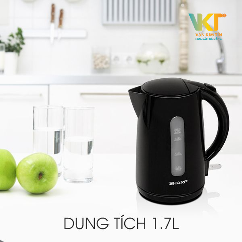 Bình đun siêu tốc Sharp 1.7 lít EKJ-17VPS-BK - Thông số kỹ thuật