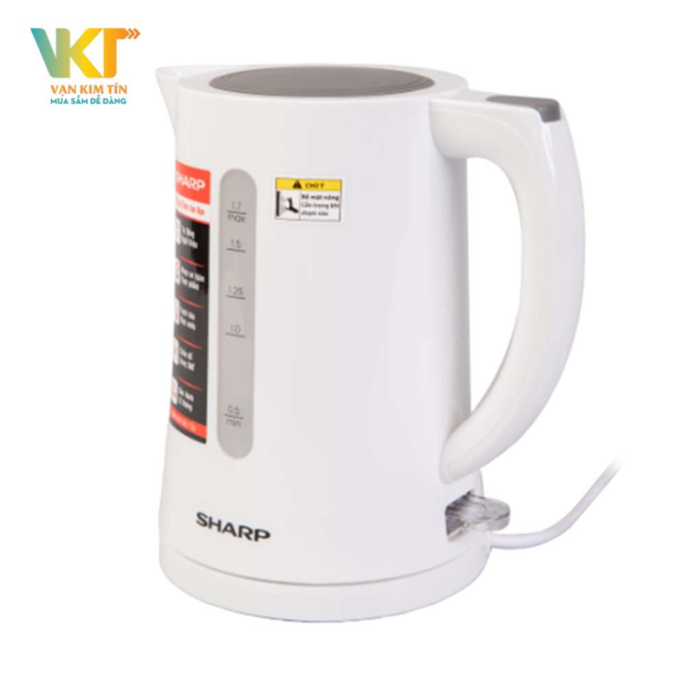 Bình đun siêu tốc Sharp EKJ-17VPS-WH - Trắng