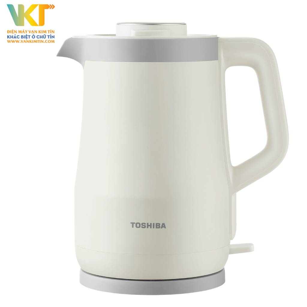 Bình đun siêu tốc Toshiba KT-15DRTVN(W) - Thiết kế tối ưu diện tích, nổi bật với gam màu trang nhã
