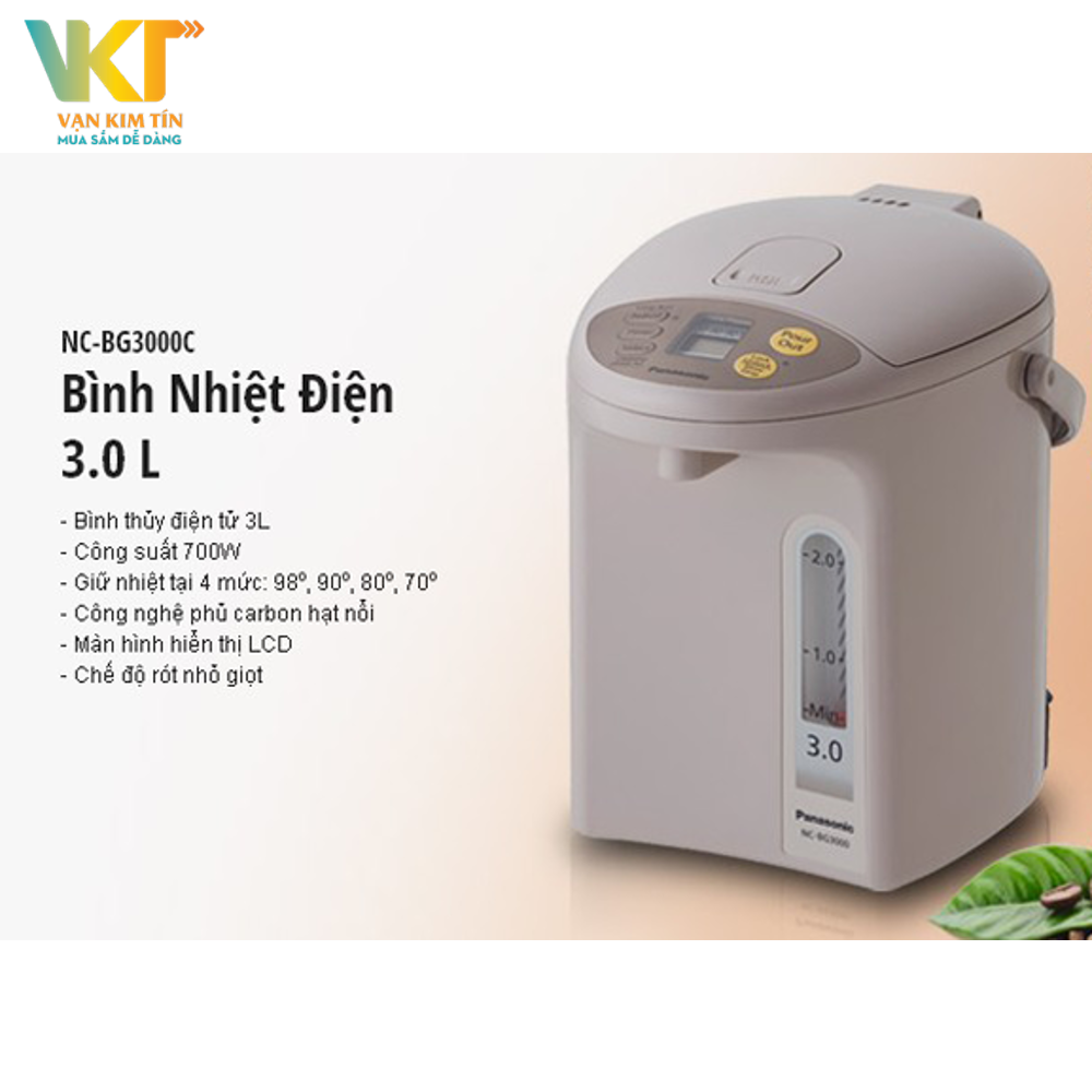 Bình thủy điện Panasonic NC-BG3000CSY