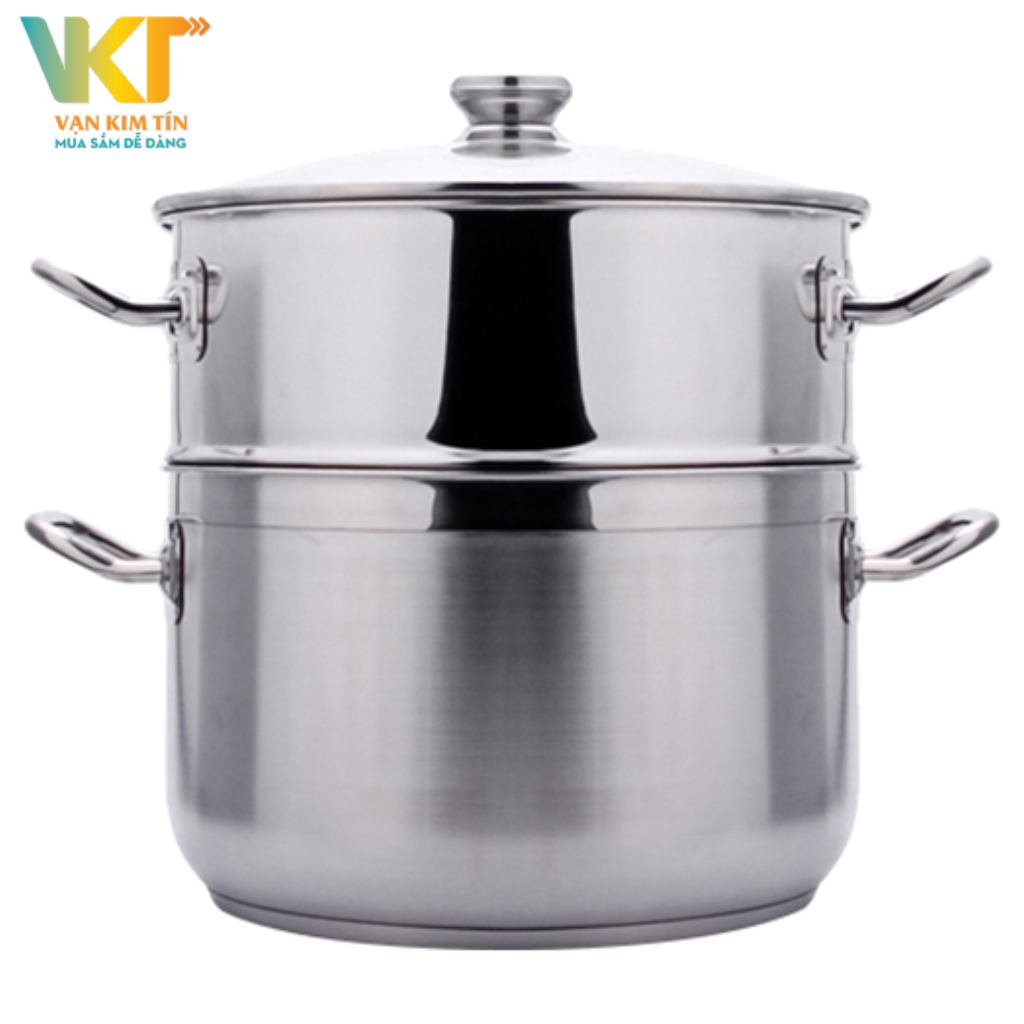 Bộ 2 nồi xửng Fivestar 28cm ST28 nắp kính