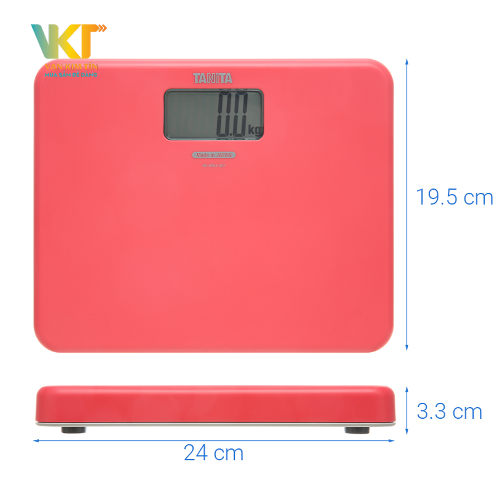 Cân sức khỏe điện tử Tanita HD007 (HD-HAILI-007) Hồng - Made in Japan