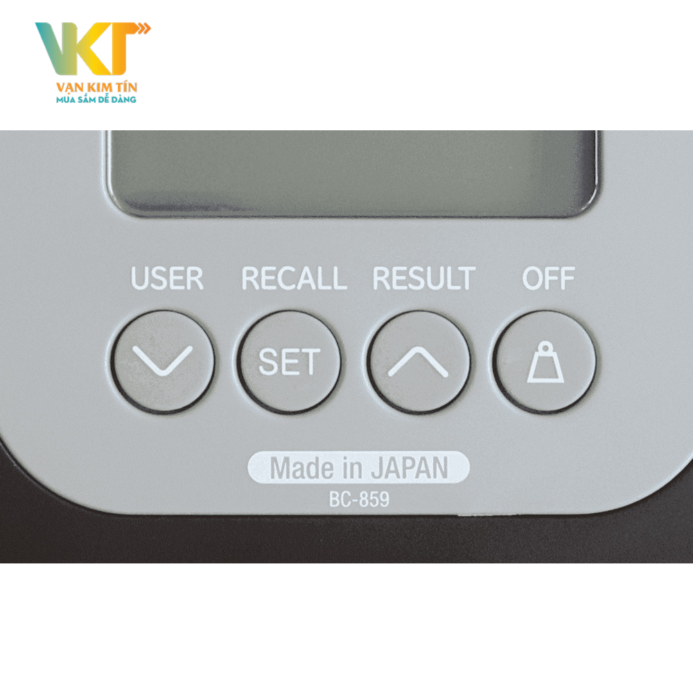 Cân sức khỏe và phân tích cơ thể Tanita BC-859 Nâu - Made in Japan